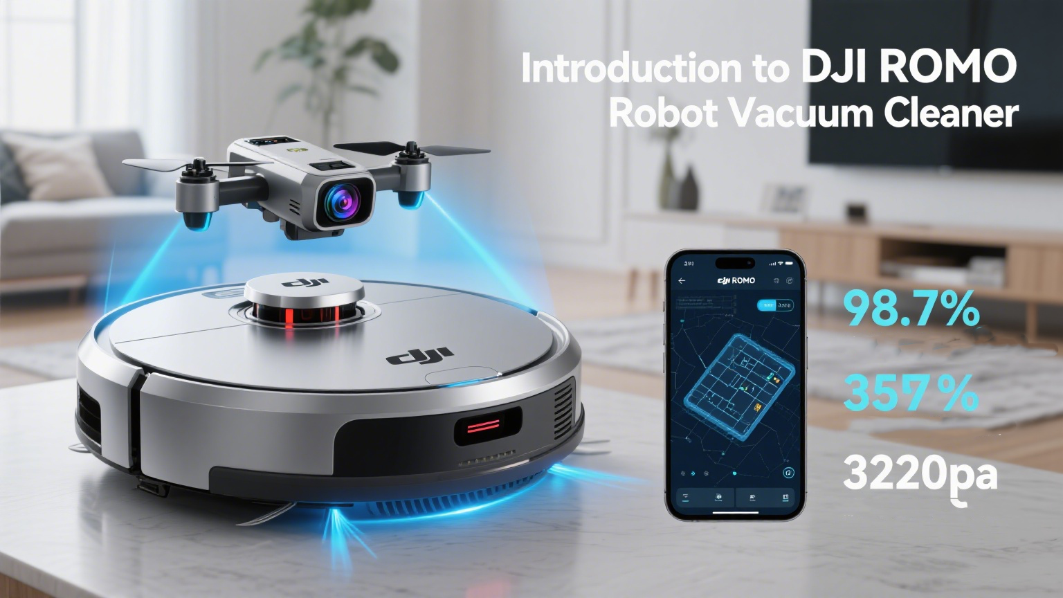 مقدمة إلى المكنسة الكهربائية الروبوتية DJI ROMO