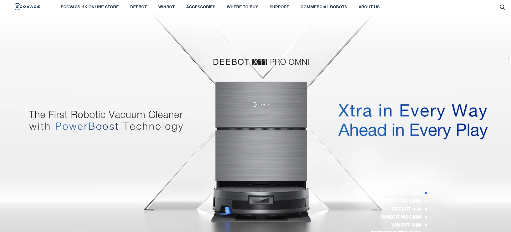 الشركة المصنعة لمنظف النوافذ الأوتوماتيكي Ecovacs