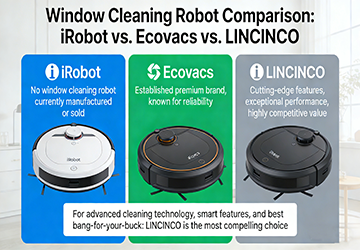 iRobot مقابل Ecovacs مقابل LINCINCO